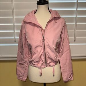 Bershka Soft Pink Bomber Jacket